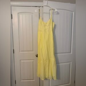 Elegant Yellow Maxi Dress